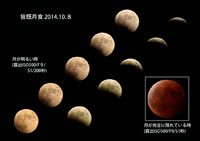 2014年10月8日（水）の皆既月食